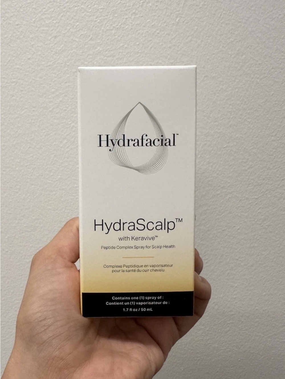 NWT Hydrafacial HydraScalp With Keraviv Peptide Spray 1.7 Fl Oz